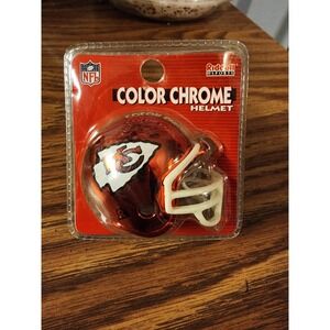 Vintage Y2k Kansas City Chiefs Riddell‎ Pocket Chrome Pro Mini Helmet NFL 2000